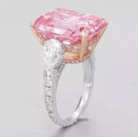 The sales graff pink