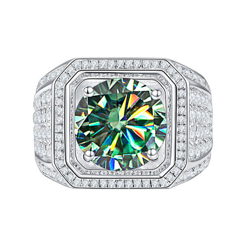 Luxury Full Colorful CVD Diamonds  Men's Ring - 1 CT Type
