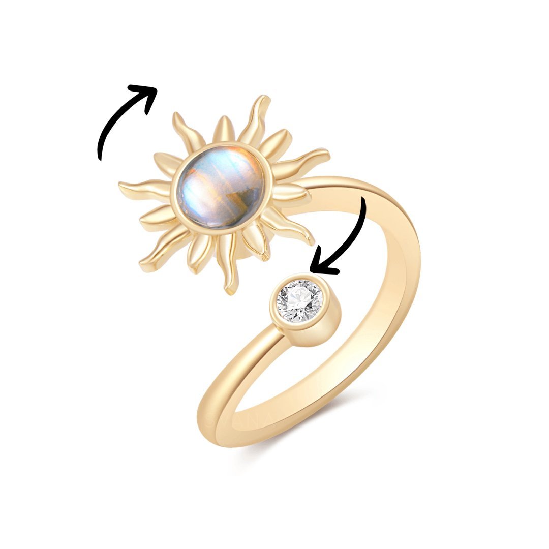 __Promotion- 49% OFF__To My Daughter Sunshine Fidget Ring