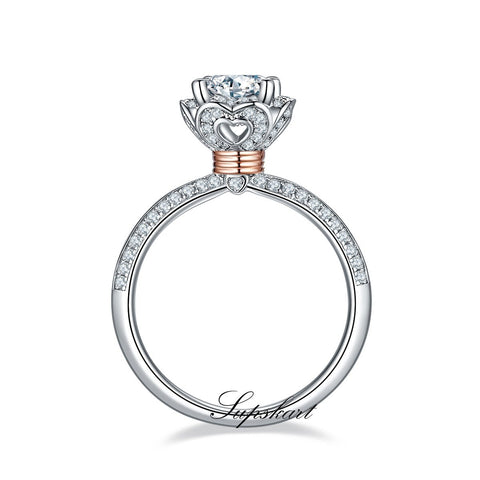 Classic Bouquet CVD Diamonds Ring-D color VVS - supskart