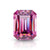 CVD Loose Diamond Stone Pink Emerald Cut-D color VVS - supskart
