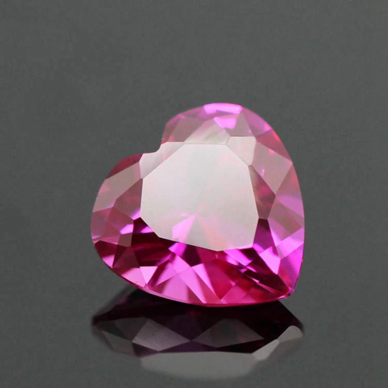 CVD Loose Diamond Stone Pink Heart Shape Cut-D color VVS - supskart