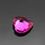 CVD Loose Diamond Stone Pink Heart Shape Cut-D color VVS - supskart