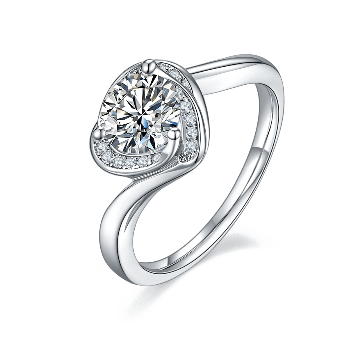 "Happy Mond” CVD Diamond Ring-D color VVS - supskart