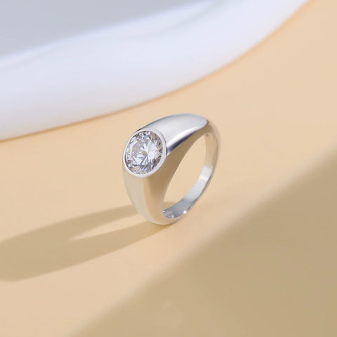 Pre Sale-‼2025 Hot Classic Style Men's CVD Diamonds  Men's Ring - Heart Arrow Cut