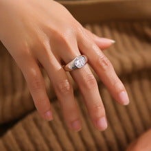 Pre Sale-‼2025 Hot Classic Style Men's CVD Diamonds  Men's Ring - Heart Arrow Cut