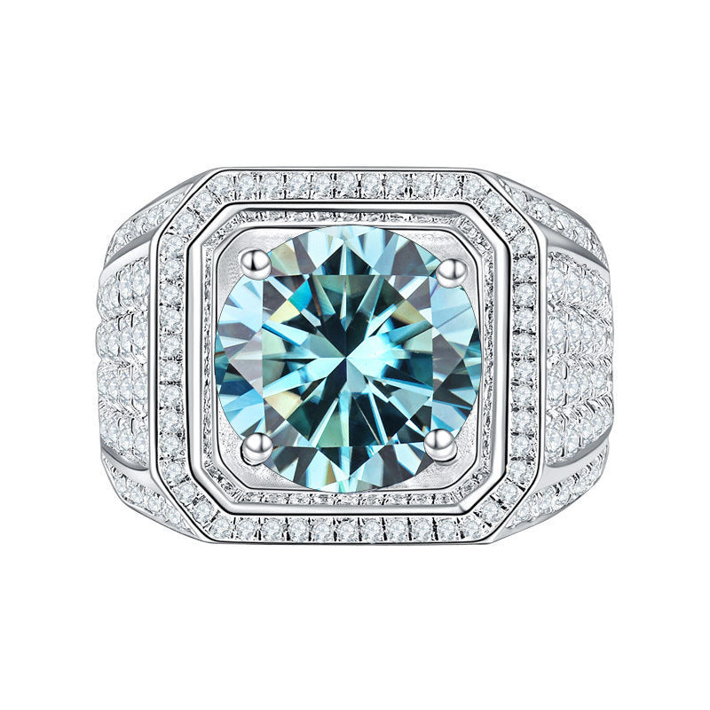 Luxury Full Colorful CVD Diamonds  Men's Ring - 2 CT Type