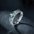 Lake Horus Blue Marquise 5-10mm 1 Carat Blue-Green CVD Diamond Unisex Ring