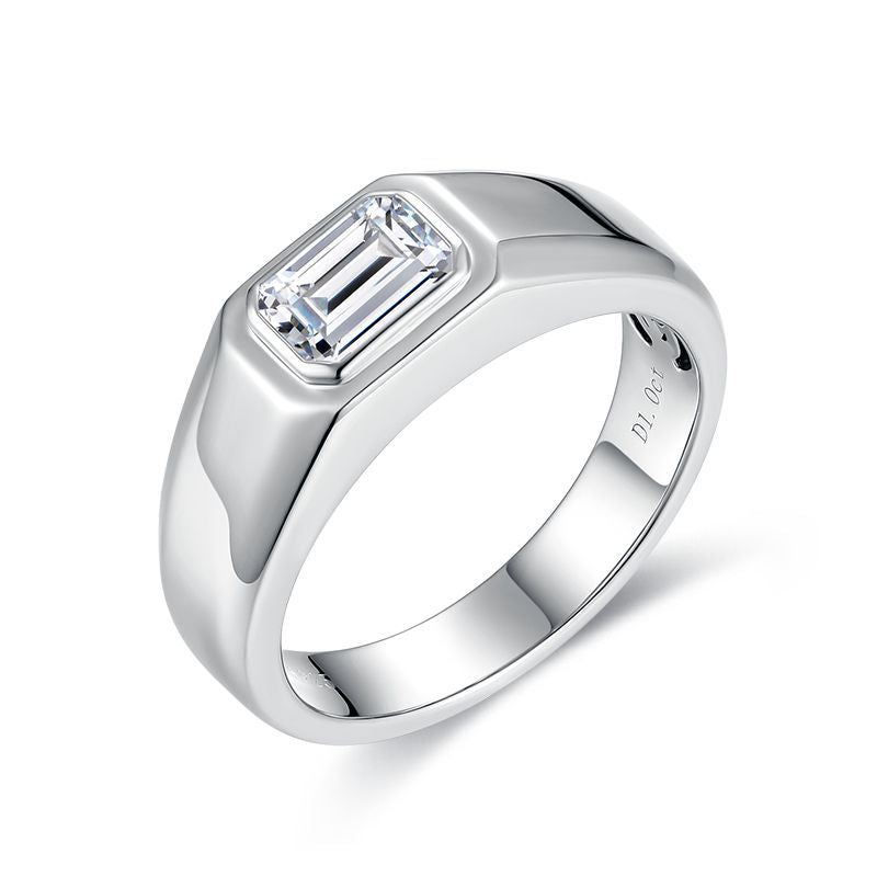 🔥AMAZING PRICE 🔥‼2024 Hot Classic Style Men's CVD Diamonds  Men's Ring - Emerald Cut