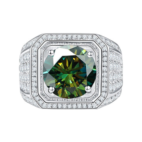 Luxury Full Colorful CVD Diamonds  Men's Ring - 1 CT Type