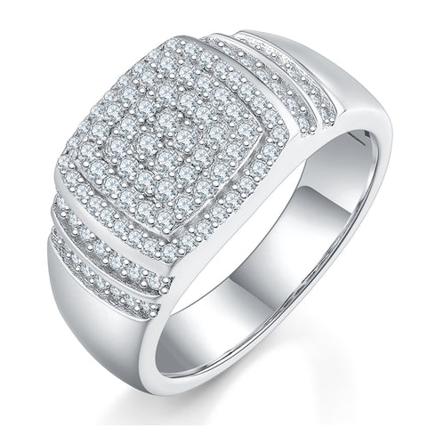 2023 Full Luxury Men's  CVD Diamond  Ring 03