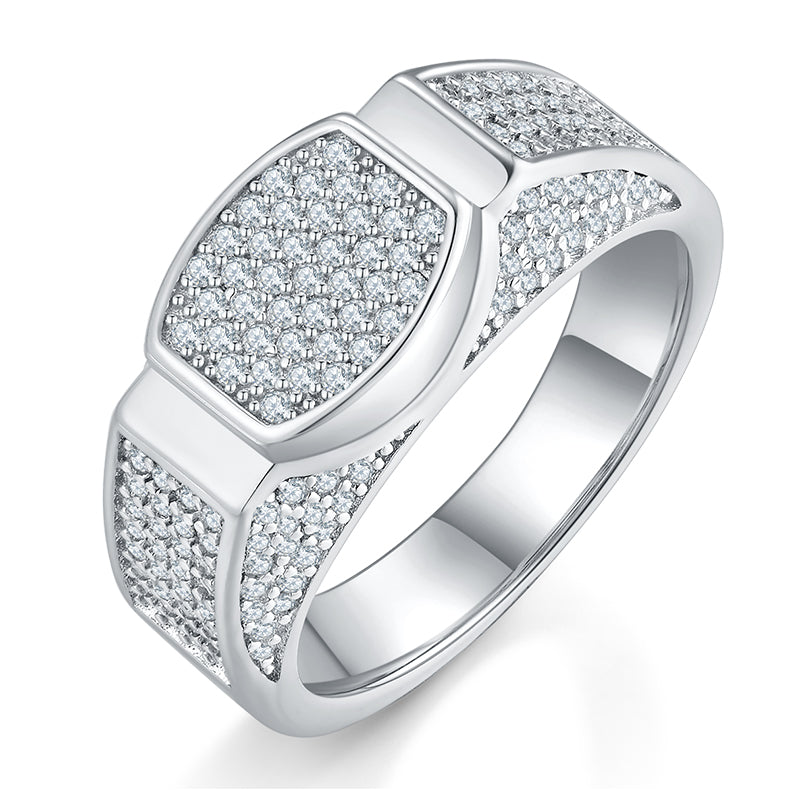 2023 Full Luxury Men's  CVD Diamond  Ring 04