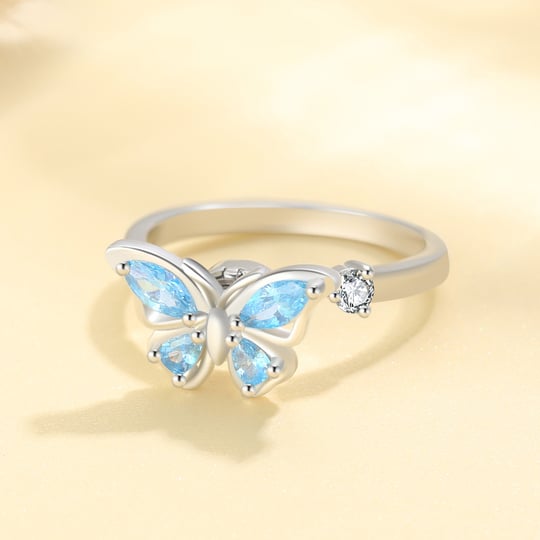 __Promotion 49% OFF____ To My Daughter Butterfly Fidget Ring_______