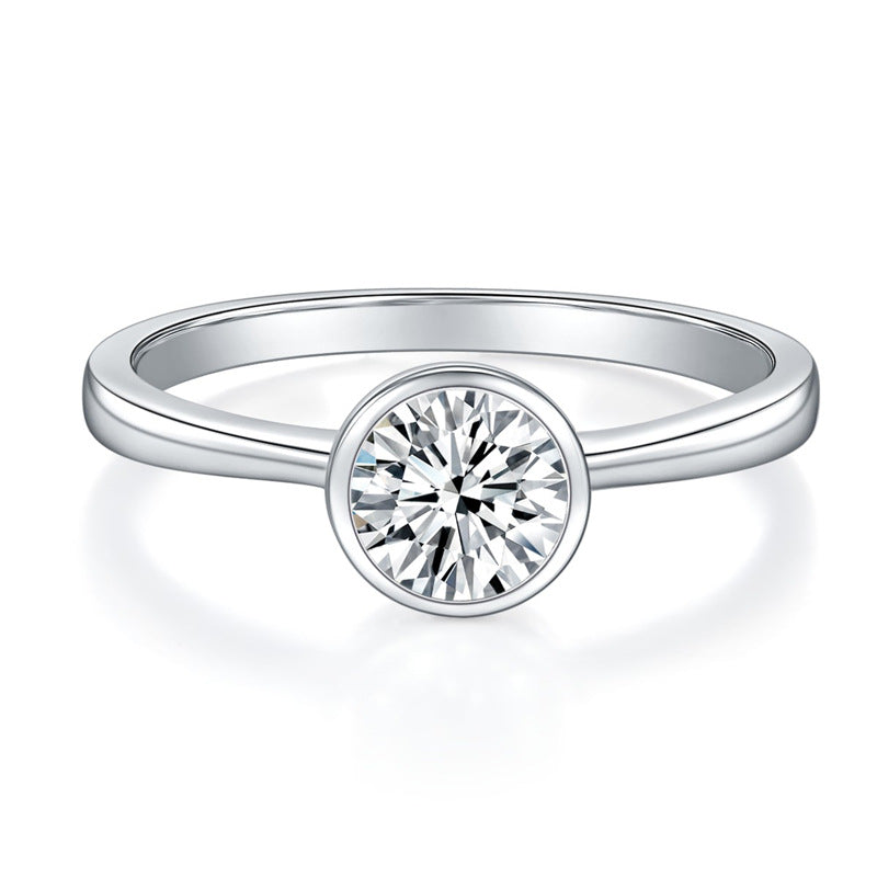 T Design CVD Diamond Ring-D color VVS