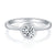 T Design CVD Diamond Ring-D color VVS