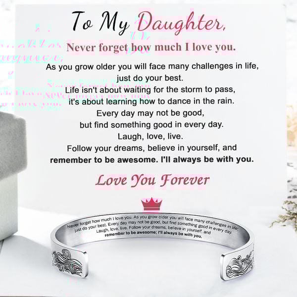 Last Day Promotion 49% OFF--🎁To My Granddaughter, Love You Forever Bracelet
