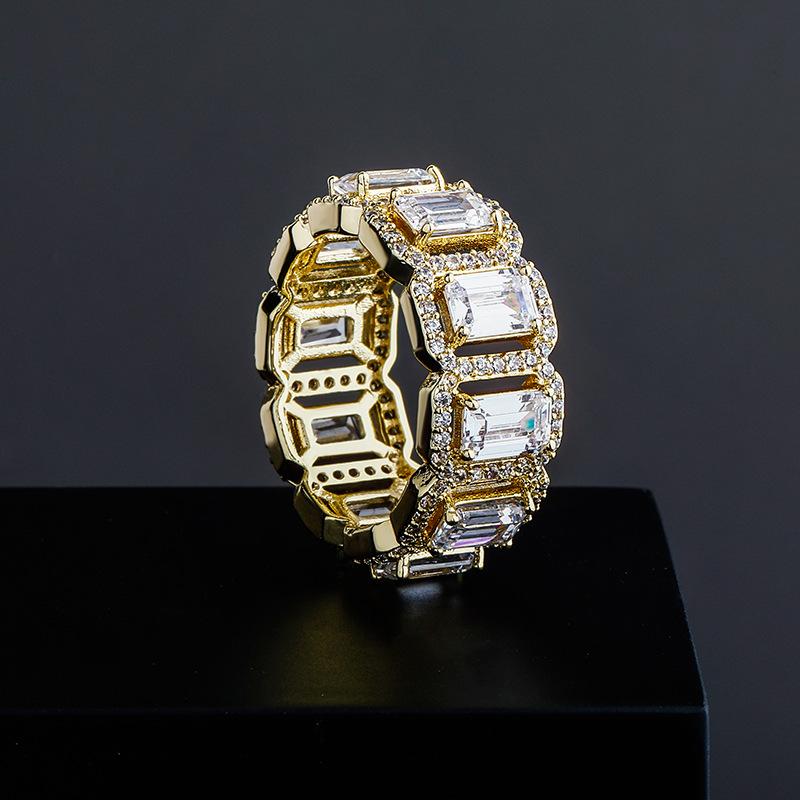 14K Gold Plated Cubic Zirconia Ring - supskart