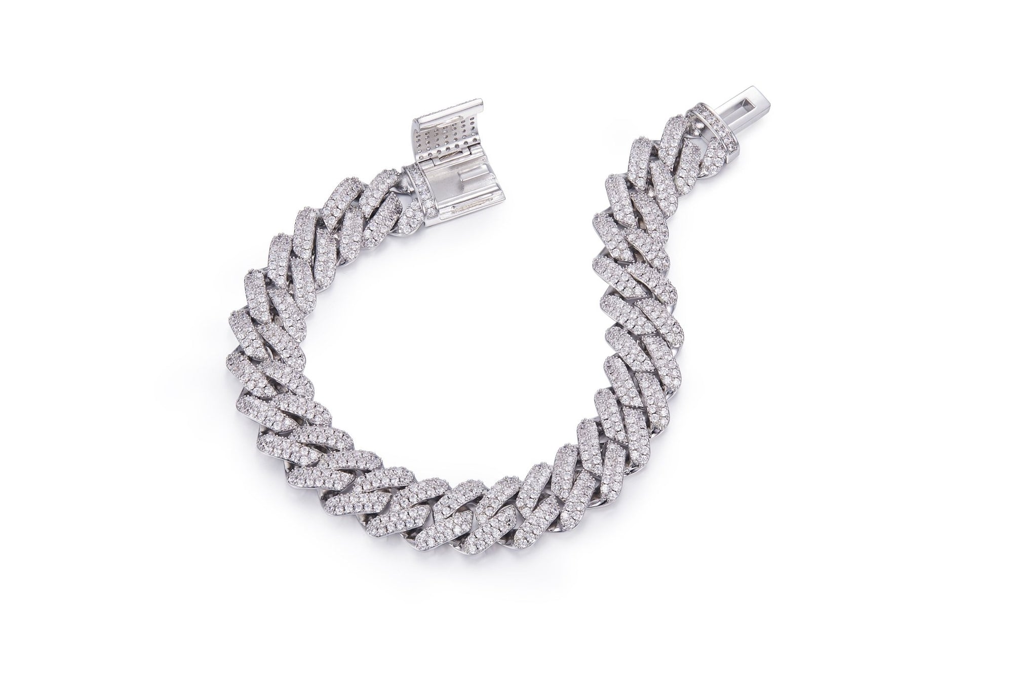 14mm Width Supskart CVD Diamond Cuban Link Necklace - supskart