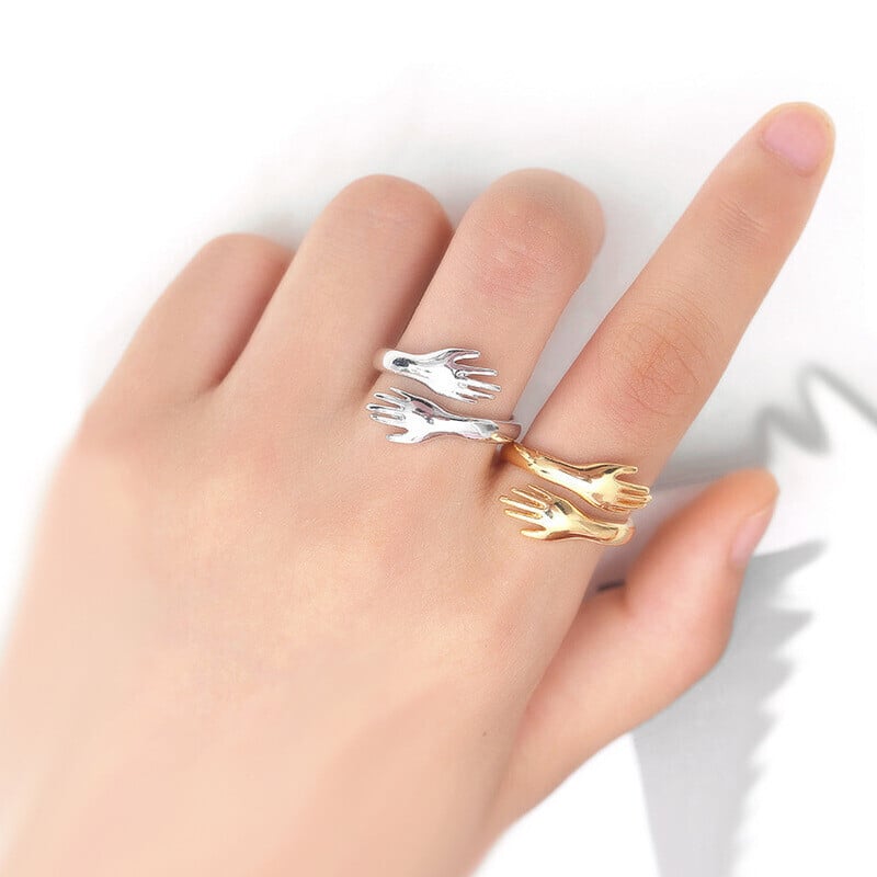 Promotion 49% OFF--__ The best  gift for loved ones__ Love Hug Ring _ Adjustable