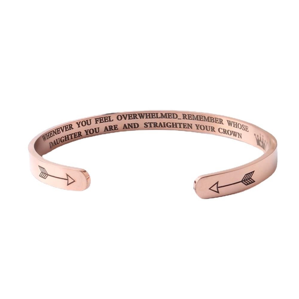 🎁 Promotion 49% OFF🎁 For Daughter - Whenever You Feel Overwhelmed...Crown Bracelet