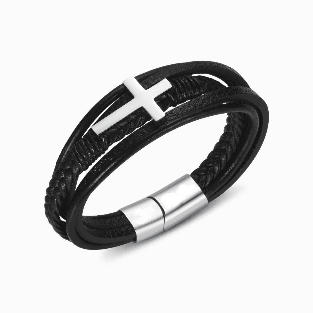 Promotion 49% OFF--🎁To My Son Love You Forever Cross Bracelet