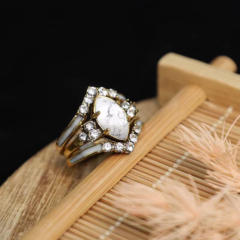 __Last Day SALE- 49% OFF___¤ï_To My Dearest Mother Natural Turquoise Ring