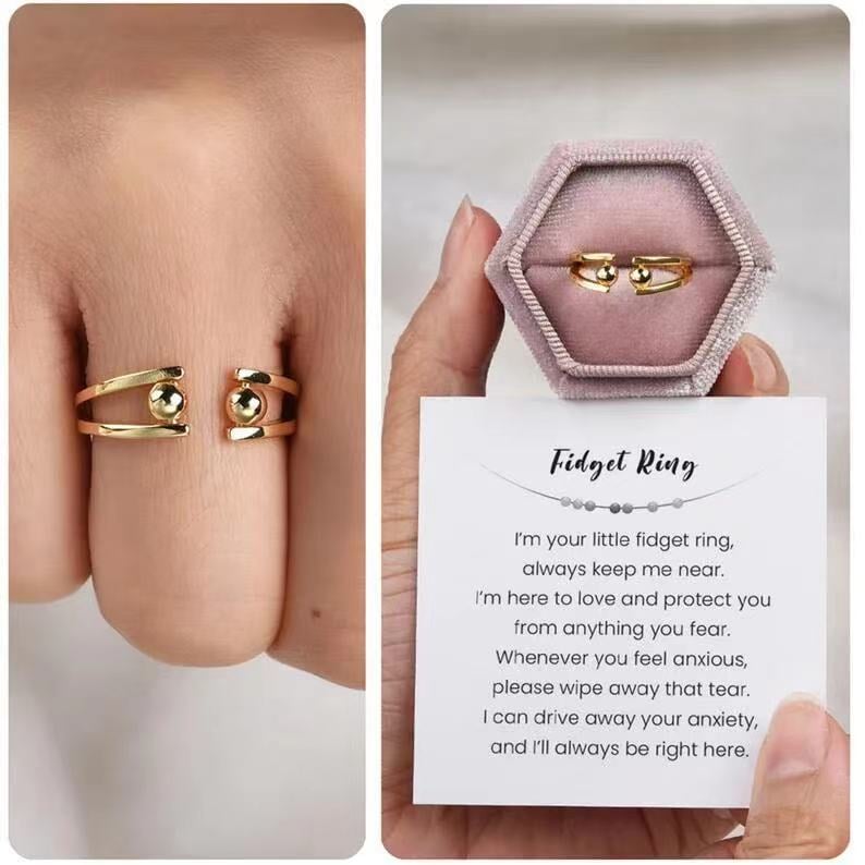 __ Last Day Promotion 49% OFF __For Daughter - Drive Away Your Anxiety Infinity Fidget Ring