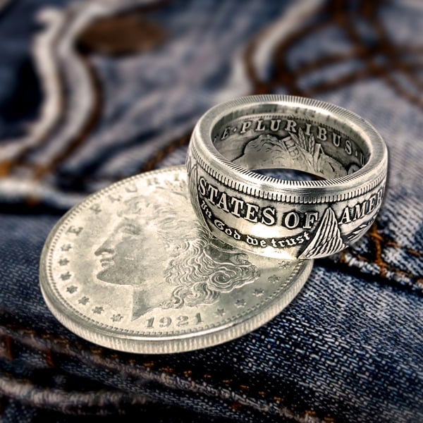 🔥49% OFF🎁1921 Classic Morgan Dollar Coin Ring