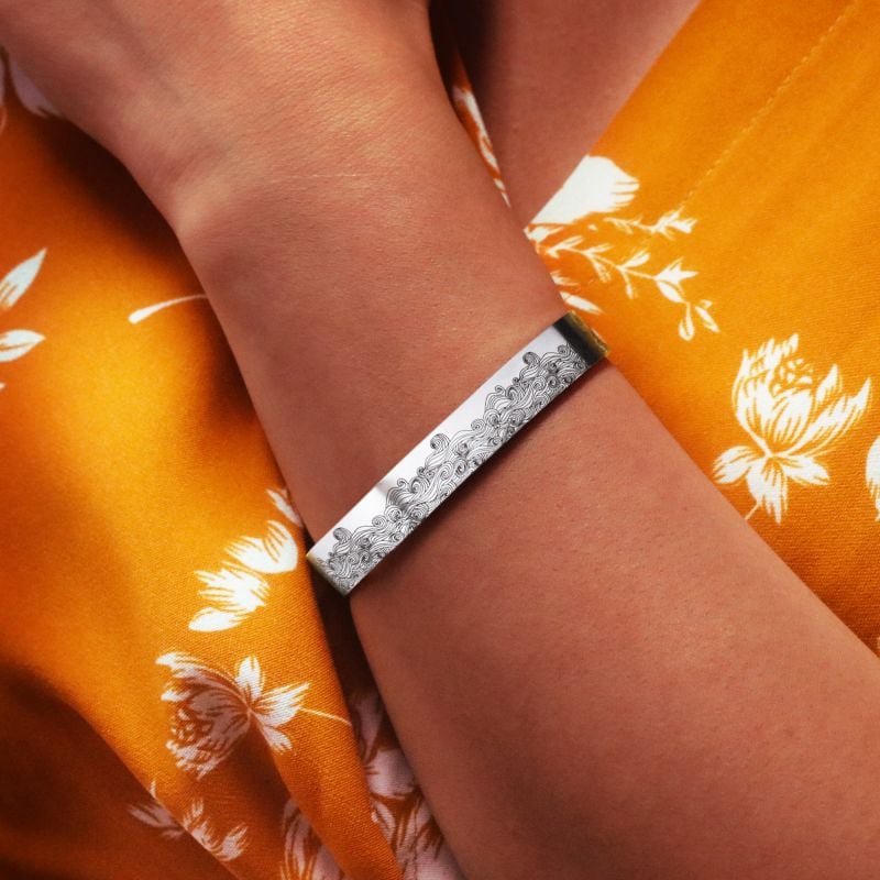 For Love - To My Smokin&#39; Hot Woman Wave Cuff Bracelet
