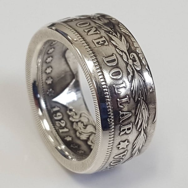 🔥49% OFF🎁1921 Classic Morgan Dollar Coin Ring