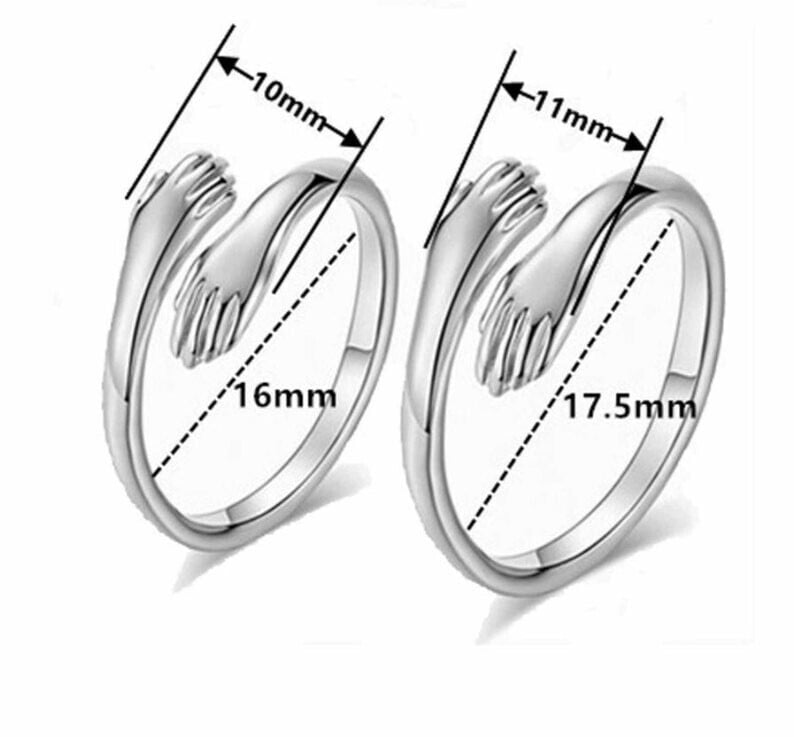 Promotion 49% OFF--__ The best  gift for loved ones__ Love Hug Ring _ Adjustable