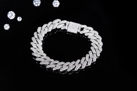 6mm Width Supskart CVD Diamond Cuban Link Necklace - supskart