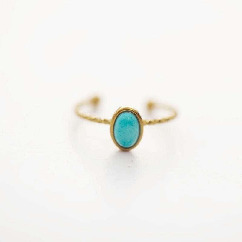 Wild &amp; Free Blue Stone Ring