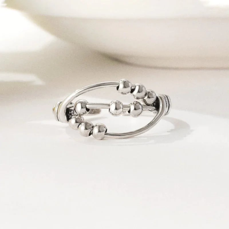 __ Last Day Promotion 49% OFF __For Daughter - Drive Away Your Anxiety Nine Beads Fidget Ring