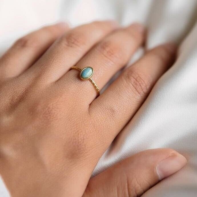 Wild &amp; Free Blue Stone Ring
