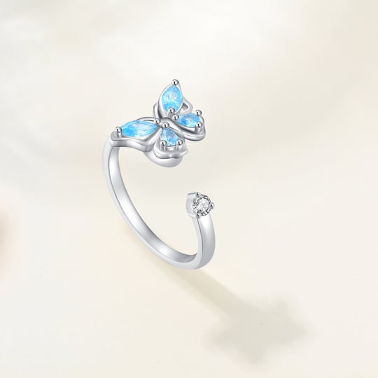 __Promotion 49% OFF____To My Granddaughter Butterfly Fidget Ring_______