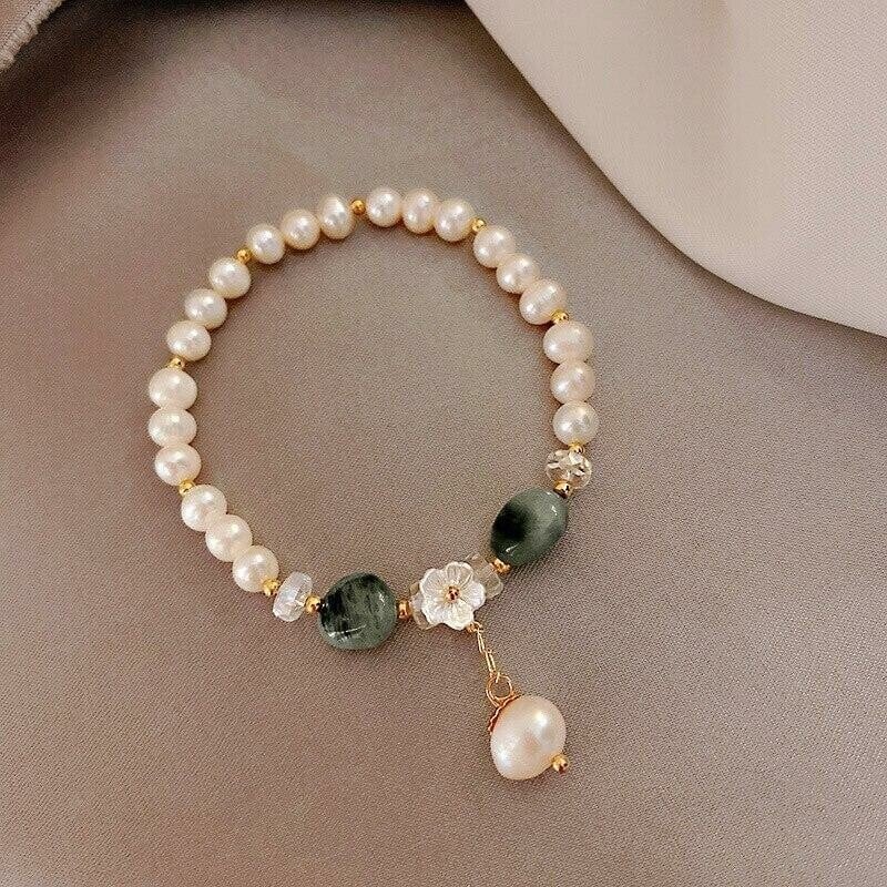 Freshwater Pearl &amp; Stone Bracelet