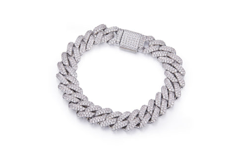 8mm Width Supskart CVD Diamond Cuban Link Necklace - supskart