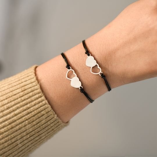 🎁  Last Day Promotion 70% OFF🎁 To My Sister, We’re Connected By Heart Bracelet Set