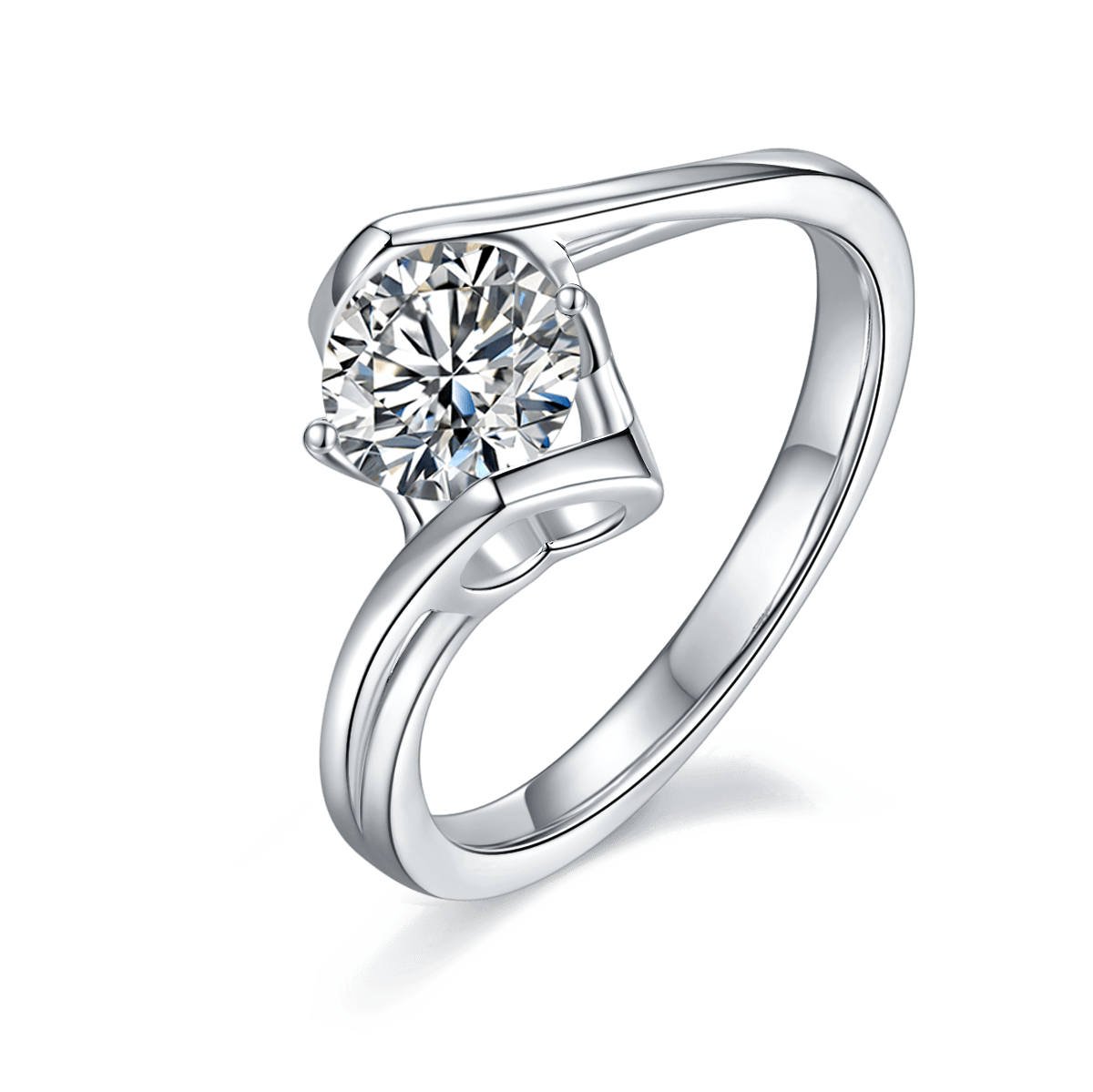 Angel Kiss CVD Diamond Ring-D color VVS - supskart