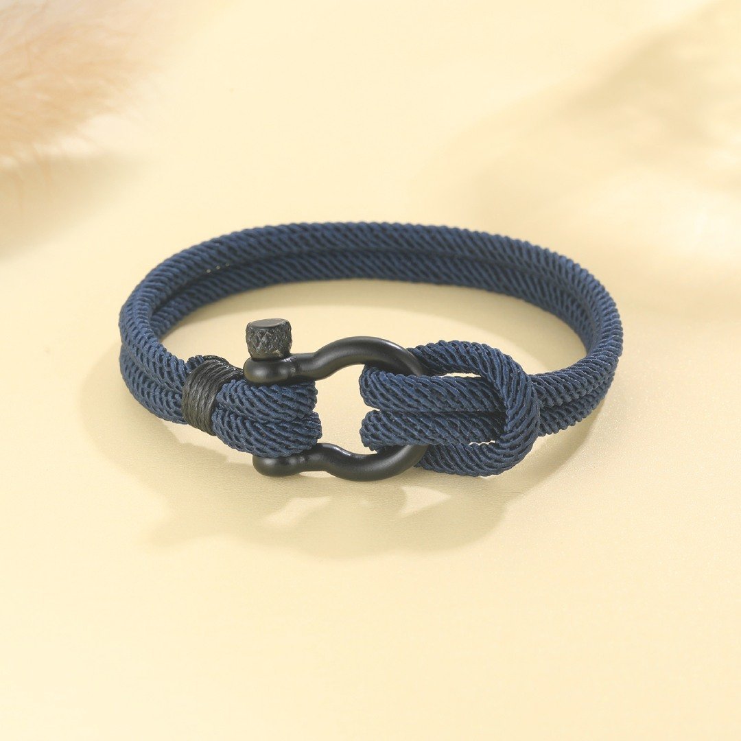 Buy Stainless Steel Sailor Bracelet for Men Set With Anchor Pendant, Nautical  Bracelet, Men's Jewelry, Men's Silver Bracelet, Boyfriend Gift, Online in  India - Etsy