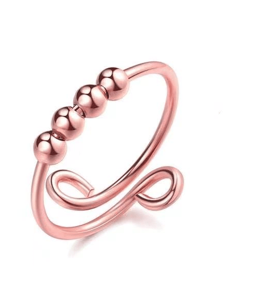 __ Last Day Promotion 49% OFF __For Daughter - Drive Away Your Anxiety Circle Beads Fidget Ring