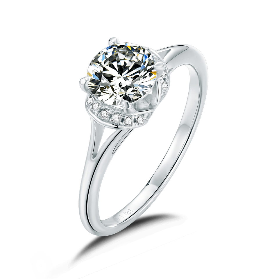 Beloved CVD Diamond Ring-D color VVS - supskart