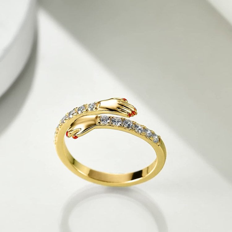 __Promotion 49% OFF __Gives Hugs Like A Mother Keeps Secrets Like A Sister  Hug Ring