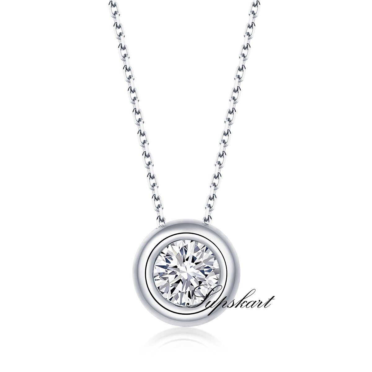 Bubble Series CVD Diamond Necklace Stud And Bracelet Jewlery Set - supskart