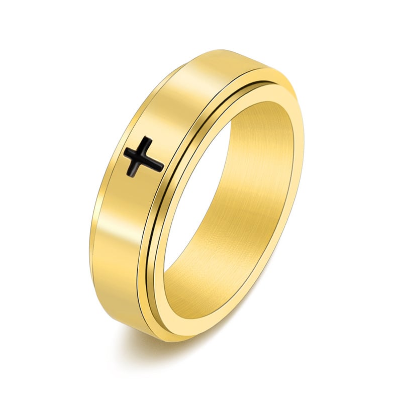 __Promotion 49% OFF____To My Son Pray Through It Fidget Cross Ring