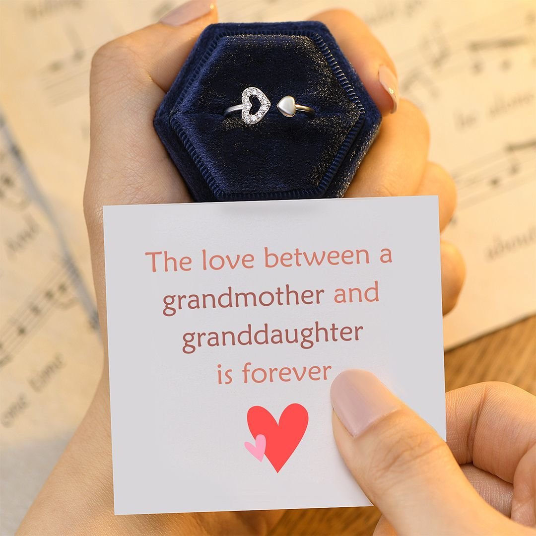__Promotion 49% OFF____The Love Between a Grandmother and Granddaughter ____is Forever Ring