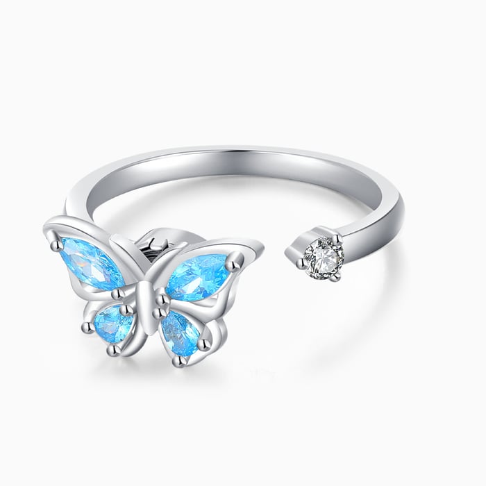 __Promotion 49% OFF____ To My Daughter Butterfly Fidget Ring_______