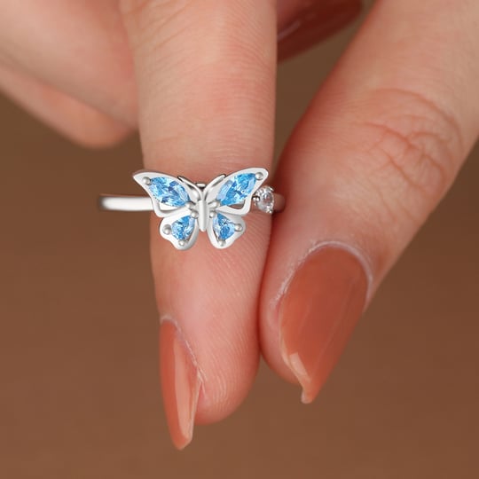 __Promotion 49% OFF____ To My Daughter Butterfly Fidget Ring_______