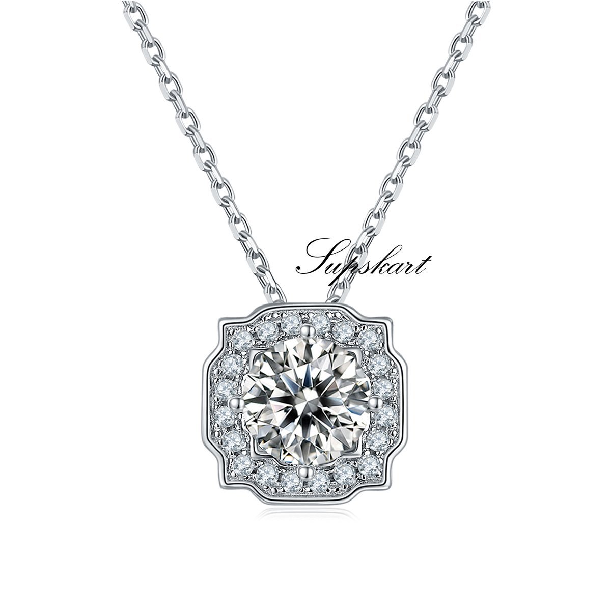 Classic Harry CVD Diamond Necklace Stud And Bracelet Jewlery Set - supskart